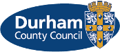 Durham County Council logo linked to website